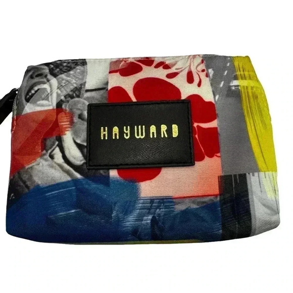 Hayward Zipper Toiletry Makeup Travel Bag Pouch 7x6 - Picture 1 of 11